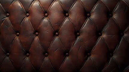 Brown Leather Texture Background in 8K Realistic Lighting with High Detail

