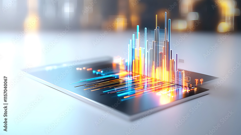 Poster data visualization event digital space graphical content abstract environment high-tech viewpoint an