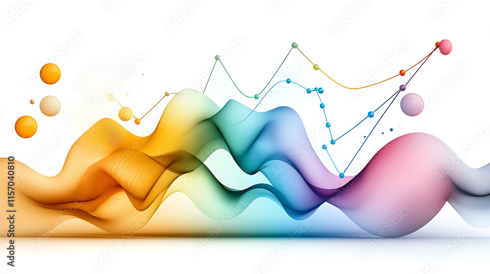 Poster dynamic color flow visualization abstract art digital design vibrant environment artistic viewpoint 