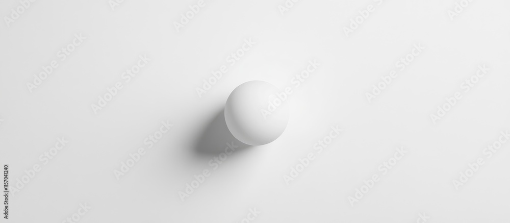 Poster Minimalist composition of a single white egg on a pure white background showcasing simplicity and elegance in design and art aesthetics.