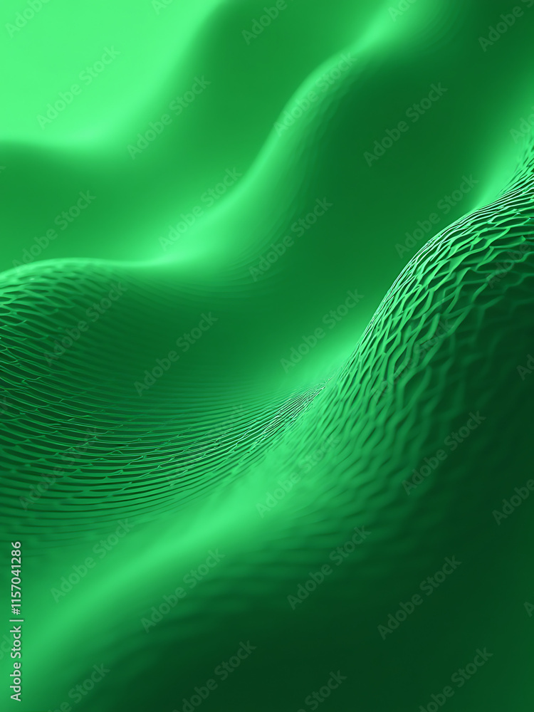 Aufkleber S Graphic Designs With Abstract Lines On A Green Smooth Background Through Its Generative Capabilities And Algorithms Applied. 00002