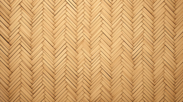 A seamless pattern of woven rattan texture, with the strips arranged in an eye-catching zigzag line, creating intricate patterns and adding depth to each panel.