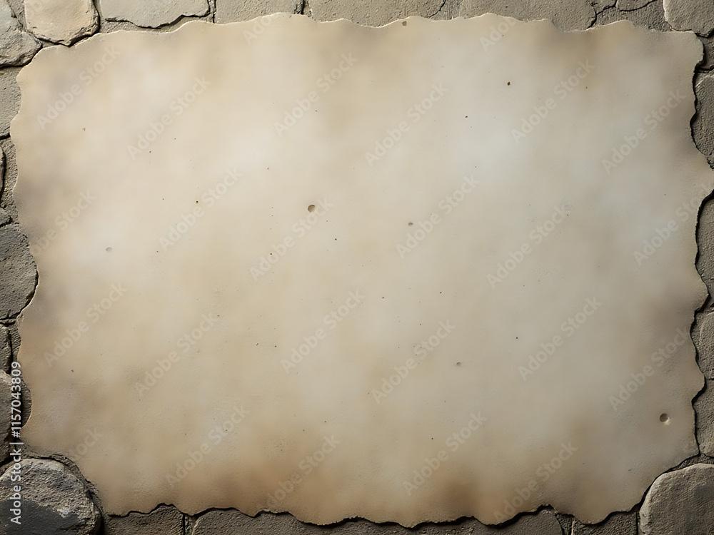 Poster Rustic Stone Wall Texture With Worn Grunge Finish Provides A Vintage Backdrop For Images And Text In Copy Space. 00003