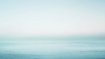 Obraz premium Serene ocean view with soft, calming colors.