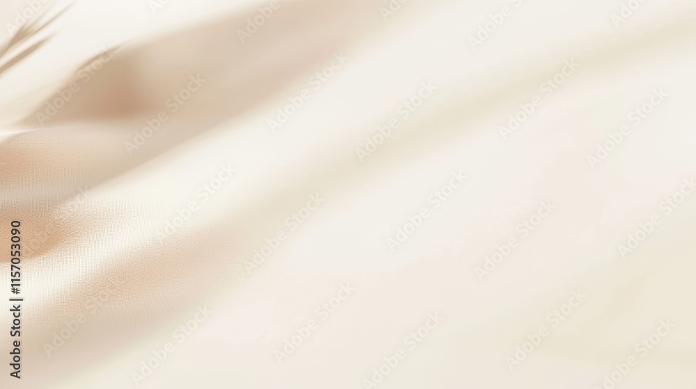 Poster soft fabric draping with gentle textures.