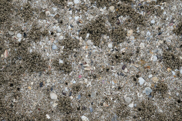 Sandy beach image at Hua Hin District, Prachuap Khiri Khan Province, Thailand for background.