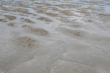 Picture of the beach of Suan Son Pradipat, Hua Hin District, Prachuap Khiri Khan Province, Thailand, taken on 8 June 2023.