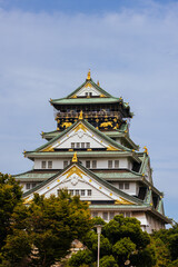 Historic Osaka Castle in Japan
