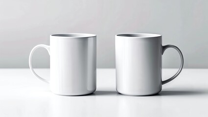 Obraz premium Mug Mock-Up - Two Mugs