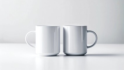 Obraz premium Mug Mock-Up - Two Mugs