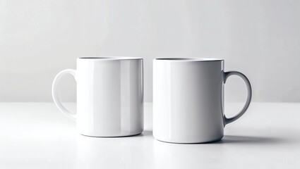 Obraz premium Mug Mock-Up - Two Mugs