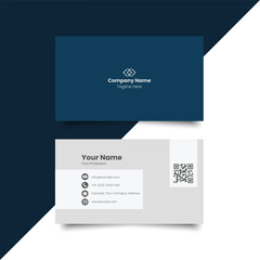 Elegant simple Business Card Layout. creative modern name card and business card. Clean Design. corporate design template, professional business template, visiting card. Fully editable, print ready.
