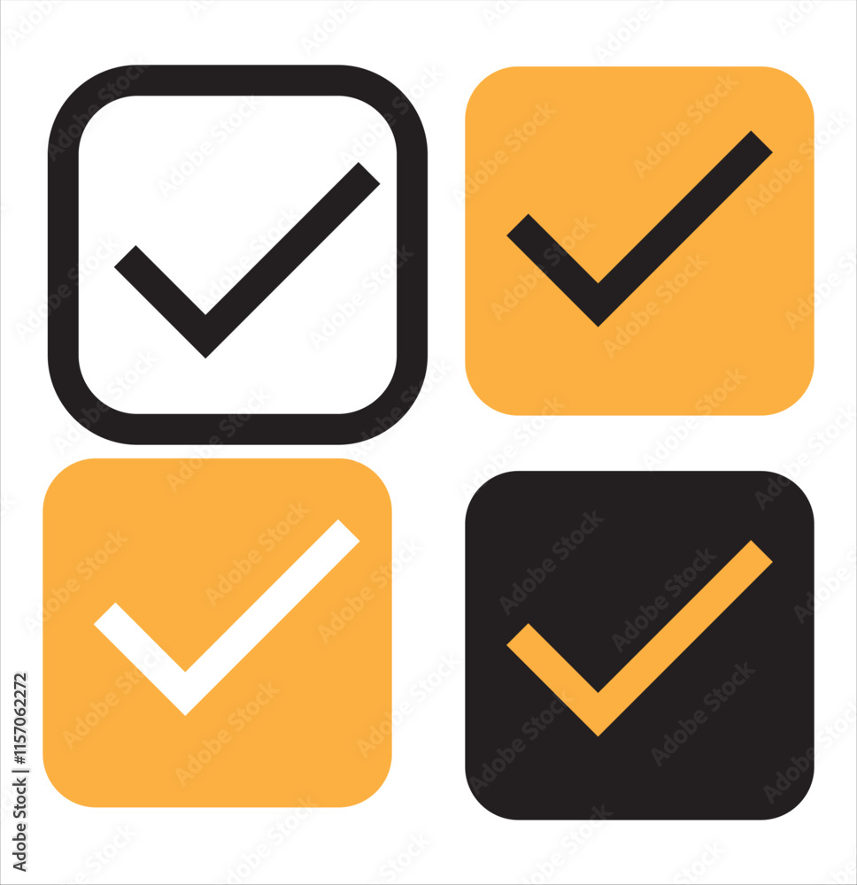 Poster verified check mark tick. approved check mark icon. verified badge in blue. approve check mark tick.
