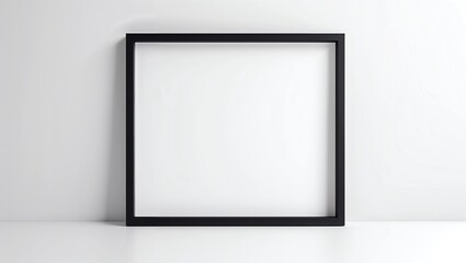 Square Black Frame Mock-Up