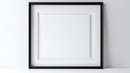 Square Black Frame Mock-Up