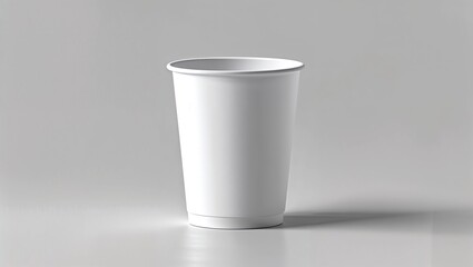 white coffee paper cup mock-up with lid
