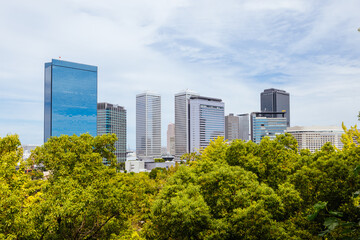 Osaka Shiromi Business Area in Japan