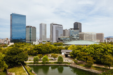 Osaka Shiromi Business Area in Japan