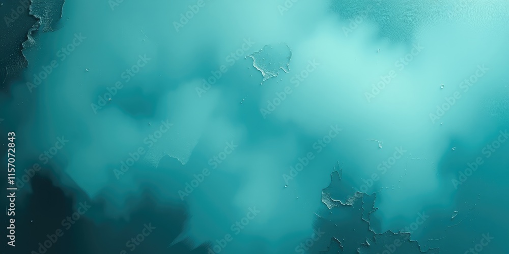 Poster a serene backdrop features a smooth gradient of teal and blue, creating a calming effect reminiscent