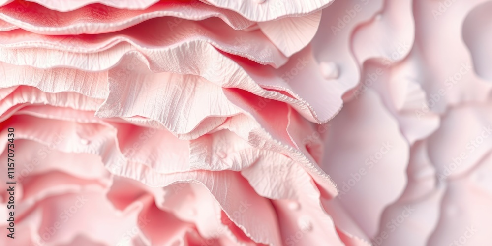 Poster focusing on soft pink textures, the layers create a gentle and uplifting backdrop, perfect for vario
