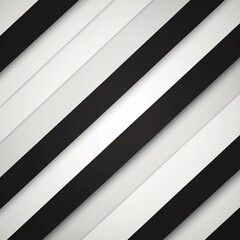 Obraz premium A modern, abstract design featuring diagonal black and white stripes, creating a striking visual pattern with a sense of depth.