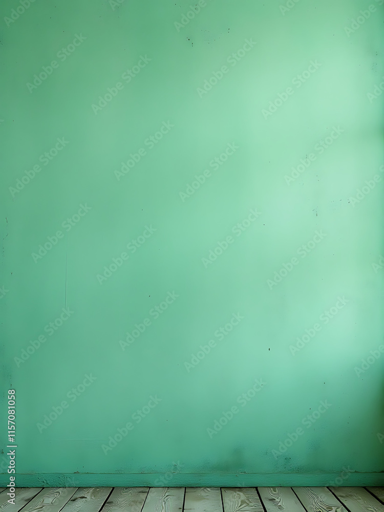 Poster Old Wall With A Soft Green Color Texture Providing A Calm Background For Various Digital Uses Freely. 00002