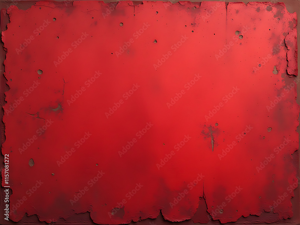 Poster Old Wall Texture Background Banner Featuring A Red Color Palette With Ample Copy Space For Designs And Text Overlays. 00002