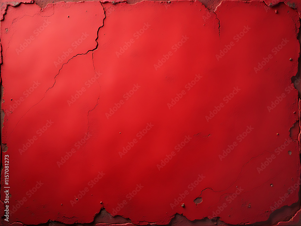 Poster Old Wall Texture Background Banner Featuring A Red Color Palette With Ample Copy Space For Designs And Text Overlays. 00003