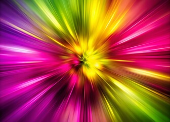 Vibrant Magenta & Chartreuse Abstract Blur Background - Energetic Design Texture