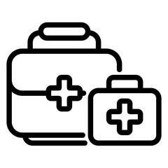 First aid kit icon
