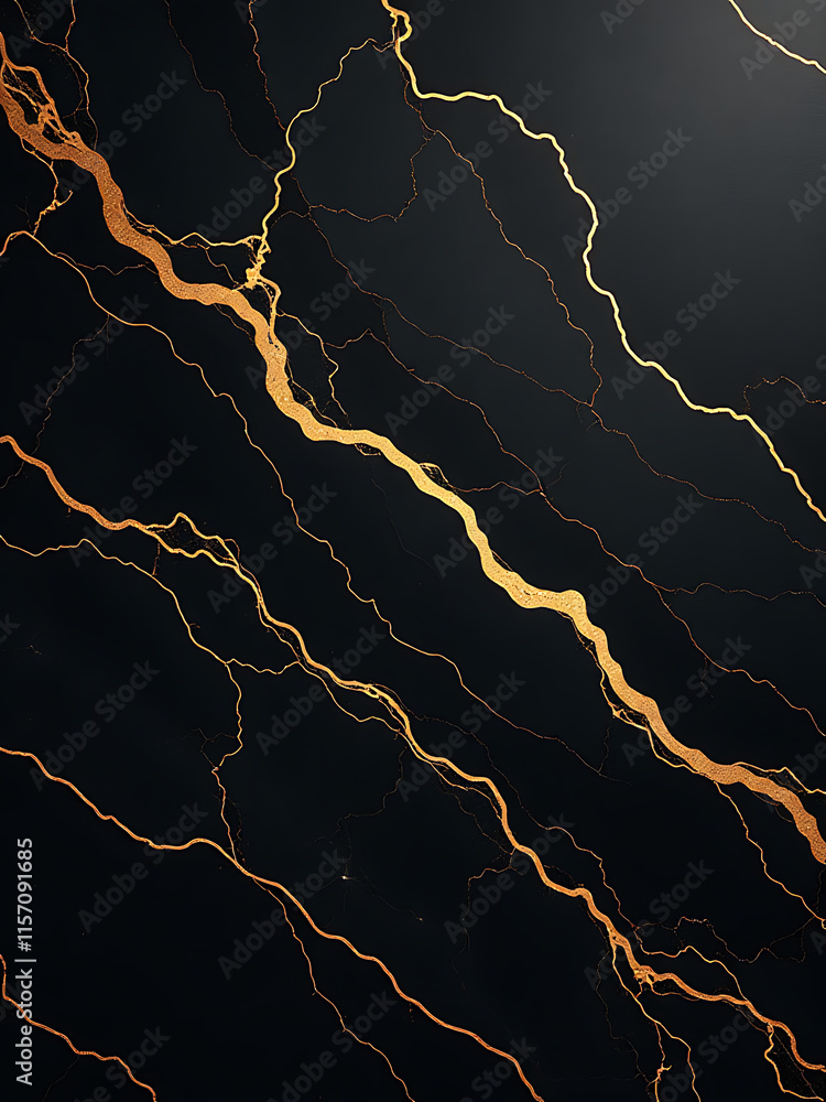 Poster Marble Texture Background Features Black And Gold Veins Created Using E Technology For A Unique Banner Design Effect. 00002