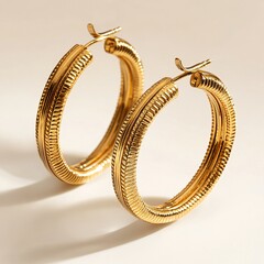gold earrings