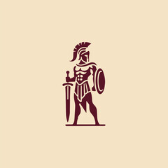 Iconic gladiator logo