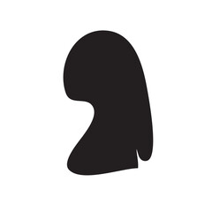 Vector silhouettes of men and a women, a group of standing business people, black color isolated on white background