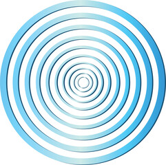 Design of metallic circles background