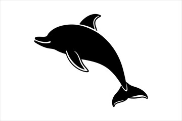 Obraz premium Dolphin silhouette vector
