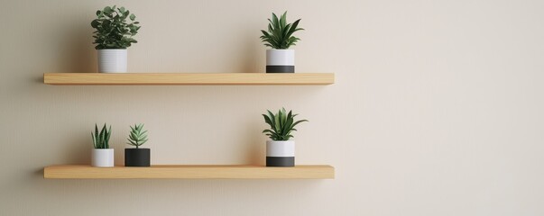 Scandinavian beech wood minimalist furniture shelving unit interior design
