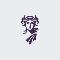 Roman goddess logo
