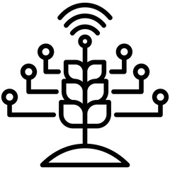 Smart Farming Icon