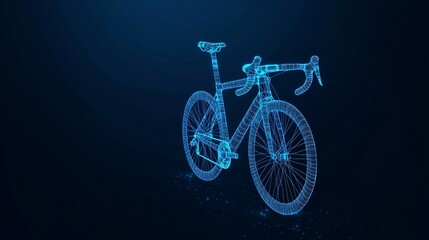 Fototapeta premium An online bike icon with smart mobility information, indicating rental services, city mobility platforms, and green transportation.