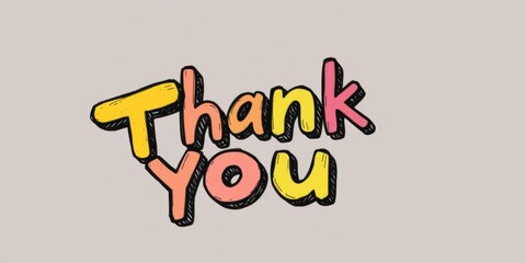 A vibrant thank you banner designed for International Thank You Day highlights gratitude towards teachers and workers, bringing positivity to celebrations on this special occasion