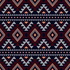 Southwest Aztec geometric Native American Mexican Navajo tribal ethnic boho indian texture ornament seamless pattern fabric colorful design vector for woven textile printing blanket rug carpet fashion
