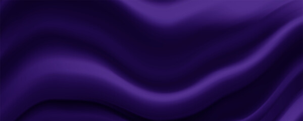 Abstract purple background. purple silk satin texture background. Beautiful soft folds on the fabric. 