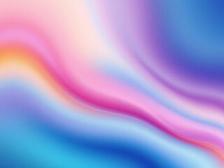 Fototapeta premium Colorful abstract waves with smooth gradient, vibrant background design.