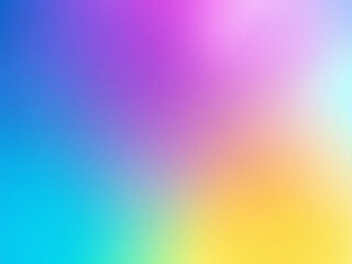 Fototapeta premium Vibrant purple to yellow gradient background.