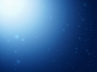 Blue gradient background with glowing dots, abstract digital design.
