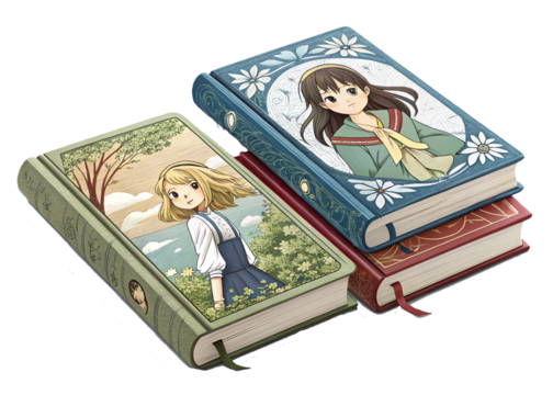anime book design