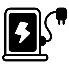 Electric station icon