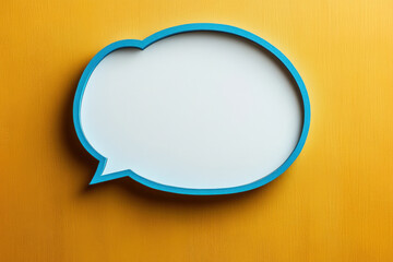 empty speech bubble