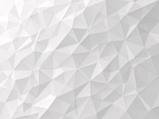 Abstract geometric background with interconnected white triangles, modern design.